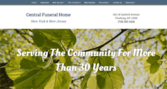 Desktop Screenshot of centralfuneral.com